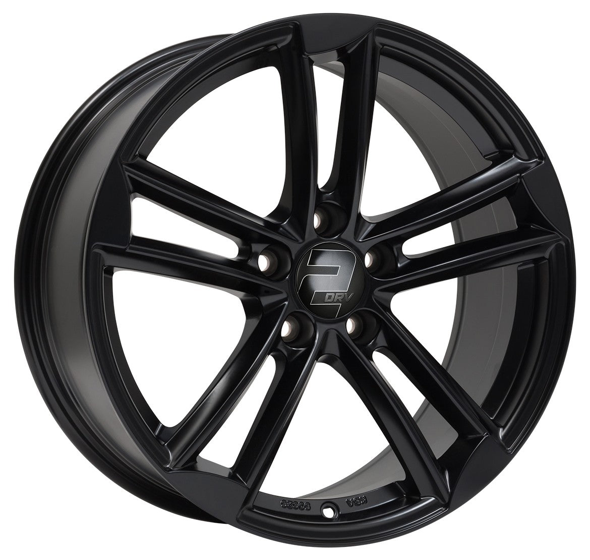2DRV WH27 schwarz matt lackiert 8x18 ET35 - LK5/112 ML66.6