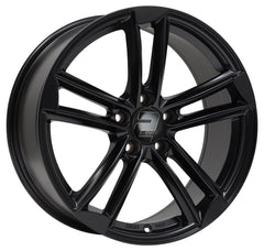 2DRV WH27 schwarz matt lackiert Alufelge 8x18 Zoll ET35 LK 5x112 ML66.6