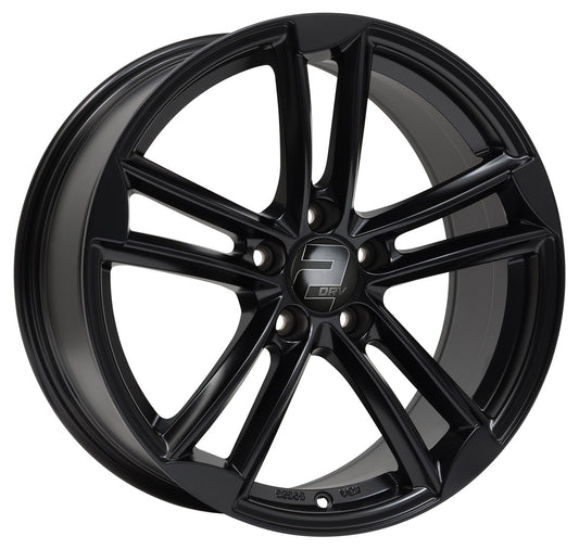 2DRV WH27 schwarz matt lackiert 8x18 ET35 - LK5/112 ML66.6