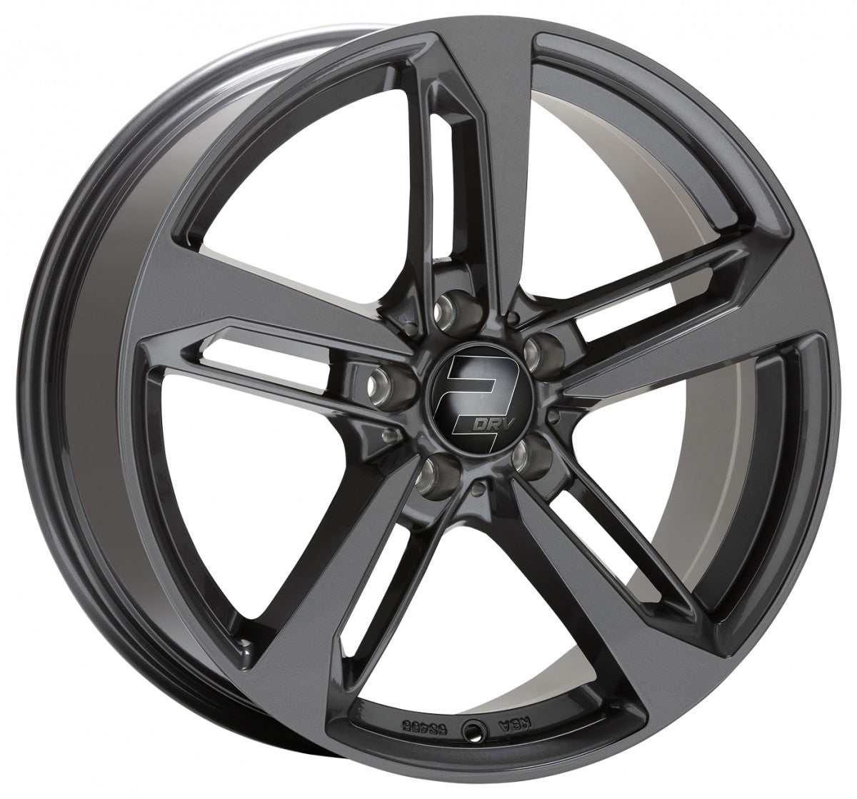 2DRV WH36 daytona grau lackiert 8x18 ET30 - LK5/112 ML66.6