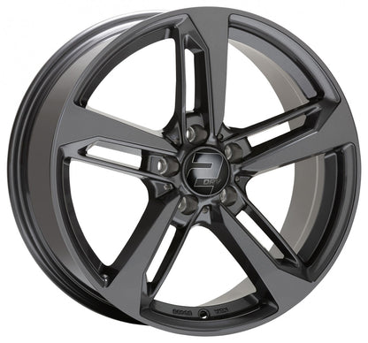 2DRV WH36 daytona grau lackiert 8x18 ET30 - LK5/112 ML66.6