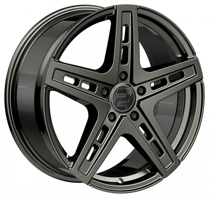 2DRV WH38 dark gunmetal lackiert 9x20 ET42 - LK5/112 ML66.6