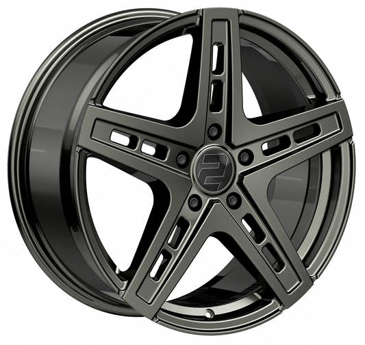 2DRV WH38 dark gunmetal lackiert 9x20 ET30 - LK5/130 ML84.1