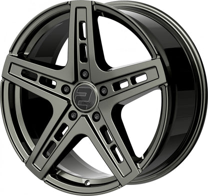 2DRV WH38 dark gunmetal lackiert 9.5x22 ET40 - LK5/108 ML72.6