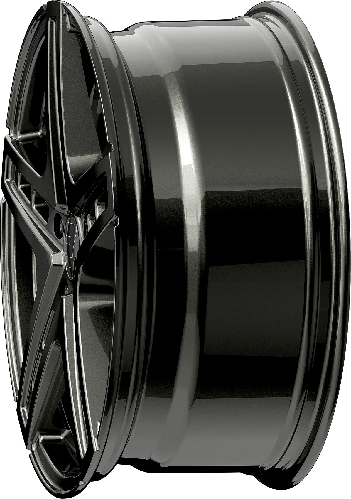 2DRV WH38 dark gunmetal lackiert 9.5x22 ET40 - LK5/108 ML72.6