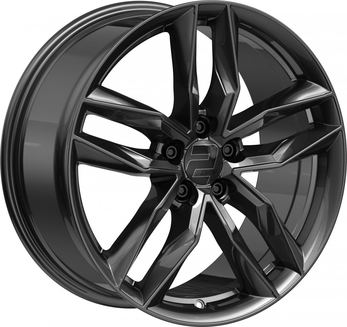 2DRV WH40 dark gunmetal lackiert 7.5x18 ET49 - LK5/112 ML66.6