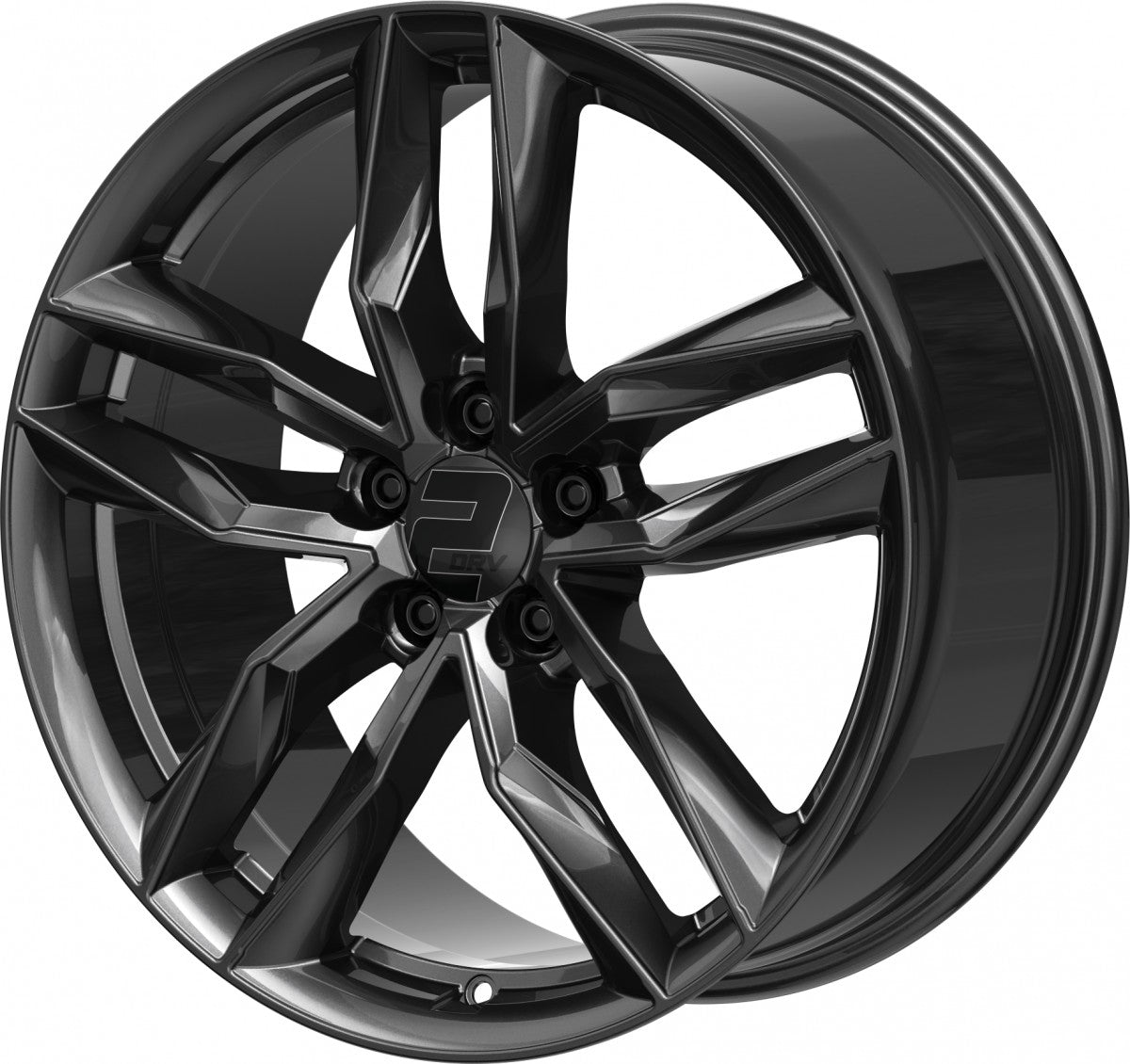 2DRV WH40 dark gunmetal lackiert 8.5x19 ET38 - LK5/112 ML66.6