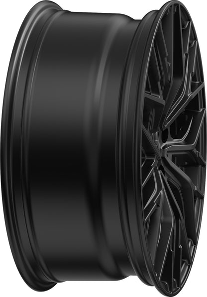 2DRV WH37 schwarz matt lackiert Alufelge 8.5x19 Zoll ET35 LK 5x120 ML72.6 – Bild 6