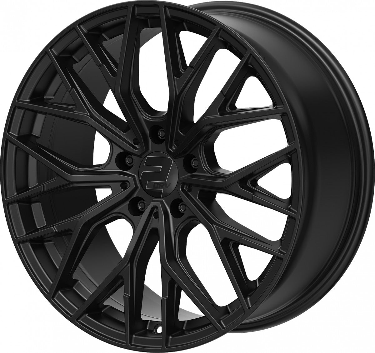 2DRV WH37 schwarz matt lackiert Alufelge 8.5x19 Zoll ET35 LK 5x120 ML72.6 – Bild 7