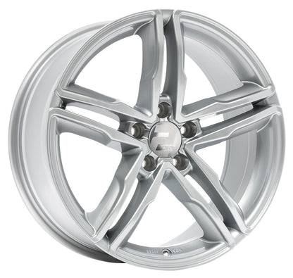2DRV WH11 arktic silber lackiert 7.5x17 ET45 - LK5/112 ML66.6