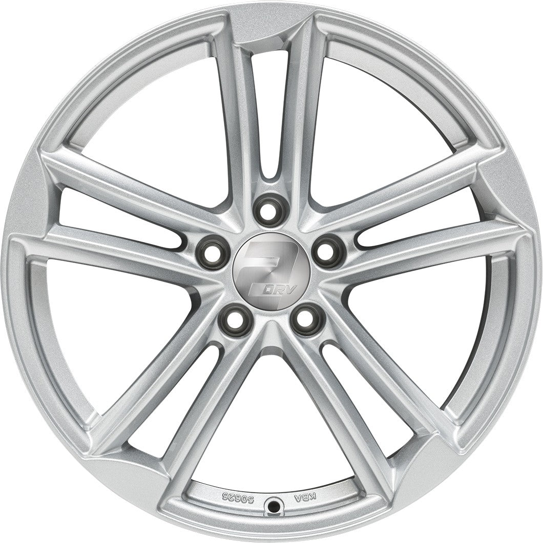 2DRV WH27 race silber lackiert 8.5x19 ET35 - LK5/112 ML66.6