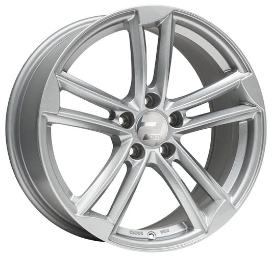 2DRV WH27 race silber lackiert 9.5x21 ET45 - LK5/112 ML66.6