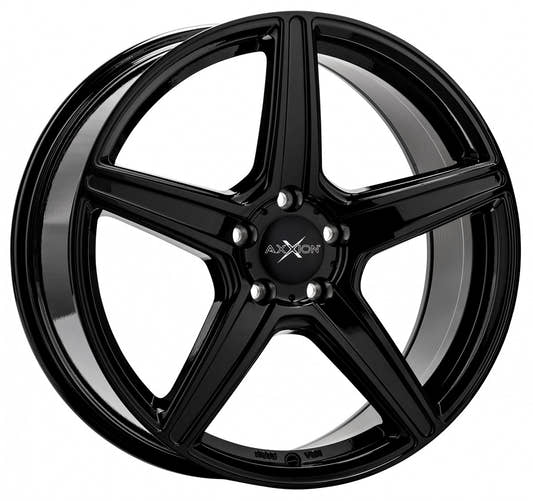 Axxion AX7 schwarz glänzend lackiert 9x21 ET42 - LK5/112 ML66.6