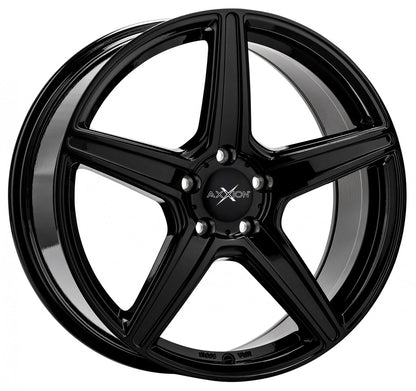 Axxion AX7 schwarz glänzend lackiert 9x21 ET42 - LK5/112 ML66.6