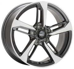 2DRV WH36 dark gunmetal hochglanzpoliert Alufelge 8x18 Zoll ET40 LK 5x112 ML66.6