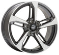 2DRV WH36 dark gunmetal hochglanzpoliert Alufelge 8x18 Zoll ET48 LK 5x112 ML66.6