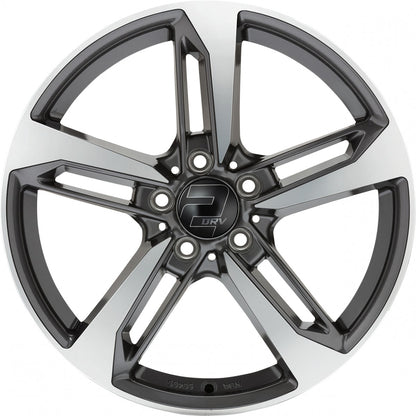 2DRV WH36 dark gunmetal hochglanzpoliert 8.5x19 ET48 - LK5/112 ML66.6