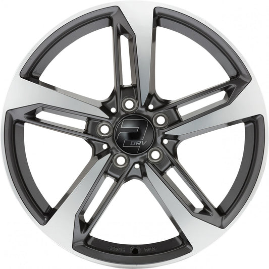 2DRV WH36 dark gunmetal hochglanzpoliert 8.5x19 ET48 - LK5/112 ML66.6