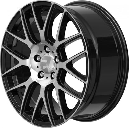 2DRV WH26 schwarz hochglanzpoliert 7.5x17 ET45 - LK5/114.3 ML72.6