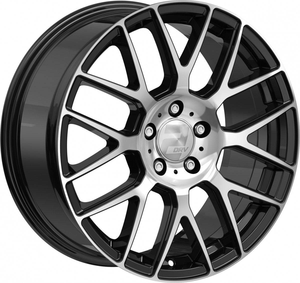 2DRV WH26 schwarz hochglanzpoliert 8x18 ET38 - LK4/108 ML72.6