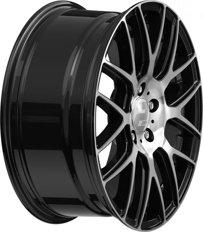 2DRV WH26 schwarz hochglanzpoliert 8x18 ET45 - LK5/114.3 ML72.6