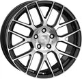 2DRV by WHEELWORLD WH26 Schwarz Hochglanzpoliert (SP+) Alufelge 8x18 Zoll ET35 LK 5x120 ML72.6