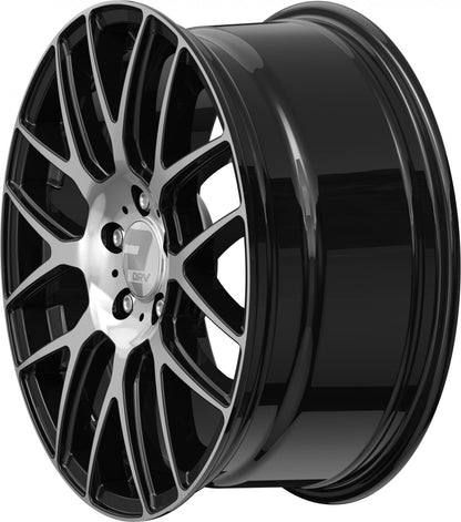 2DRV WH26 schwarz hochglanzpoliert 8x18 ET35 - LK5/120 ML72.6