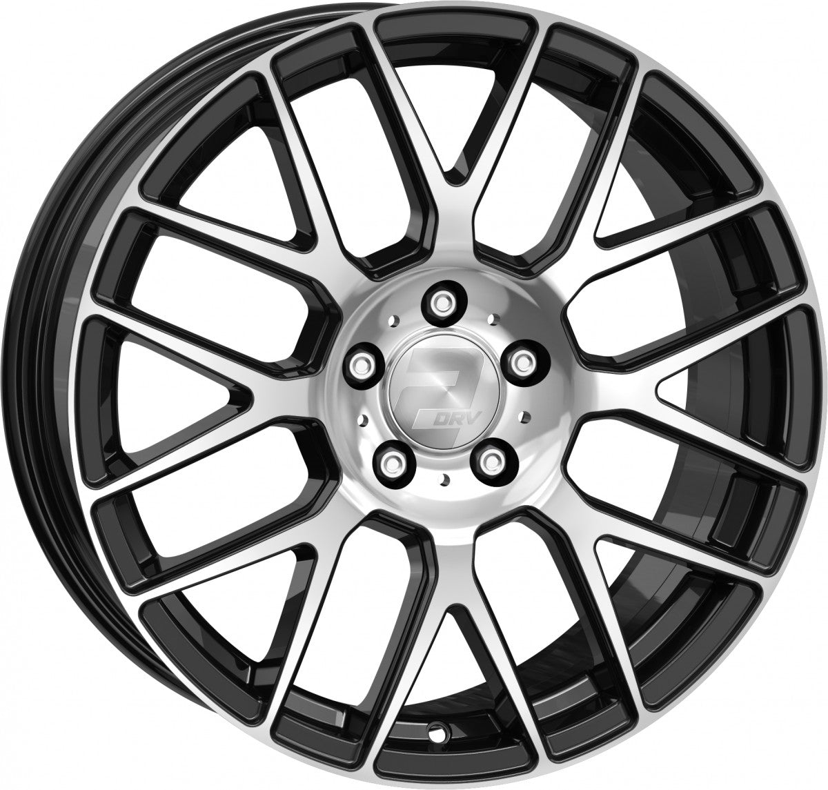 2DRV WH26 schwarz hochglanzpoliert 9x20 ET35 - LK5/112 ML66.6