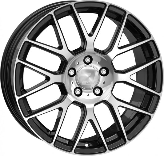 2DRV WH26 schwarz hochglanzpoliert 9x20 ET45 - LK5/120 ML65.1