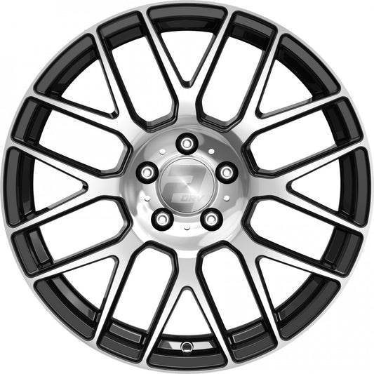 2DRV WH26 schwarz hochglanzpoliert 9x20 ET45 - LK5/120 ML65.1