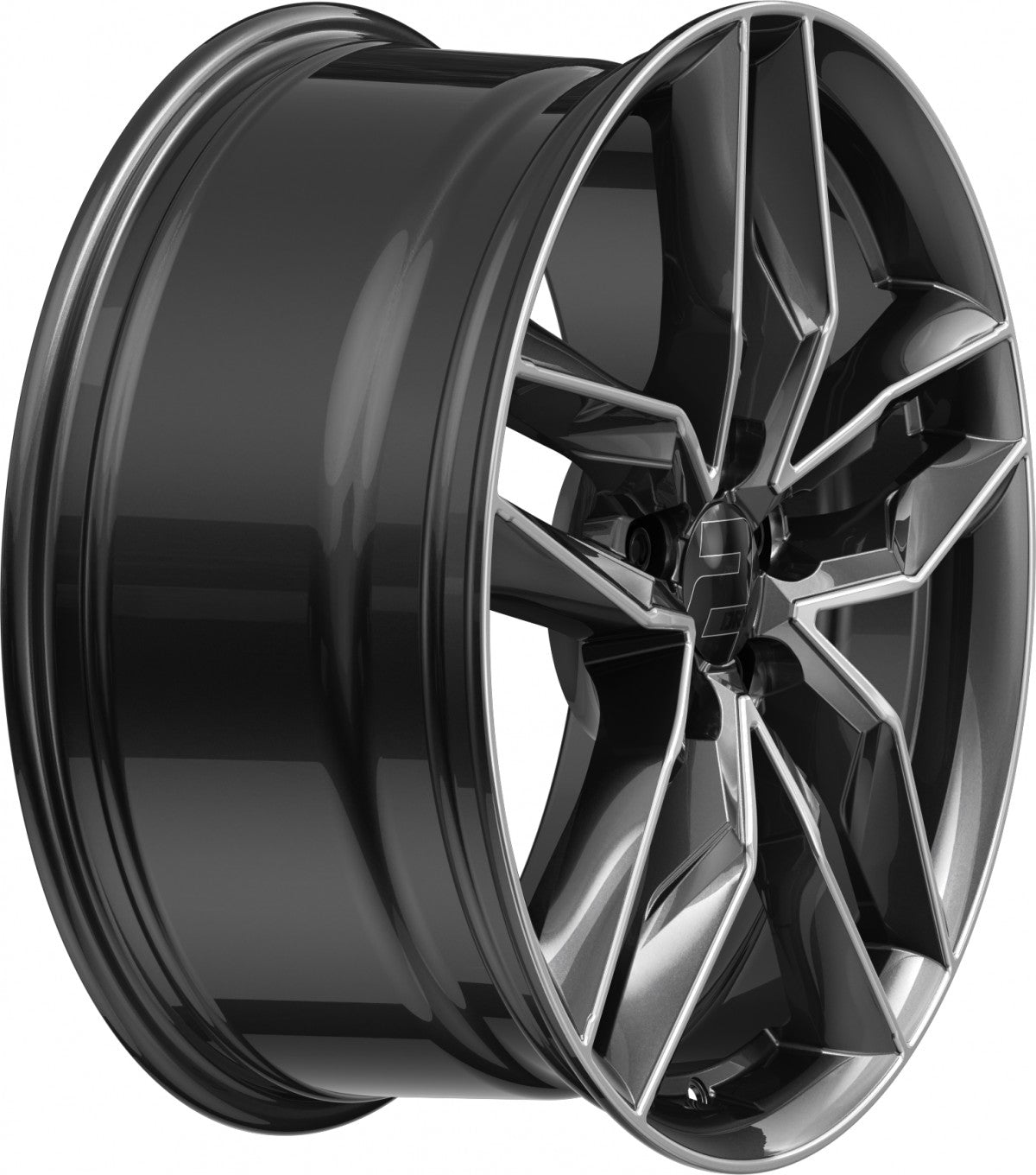 2DRV WH40 dark gunmetal hochglanzpoliert 7.5x18 ET60 - LK5/120 ML65.1