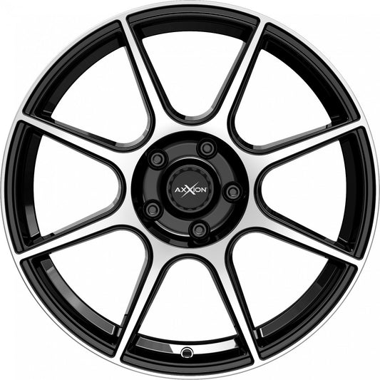 Axxion X2 schwarz hochglanzpoliert 6.5x16 ET42 - LK5/108 ML72.6