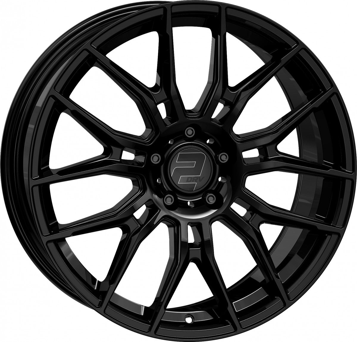 2DRV WH42 schwarz glänzend lackiert Alufelge 8.5x20 Zoll ET30 LK 5x112 ML66.6