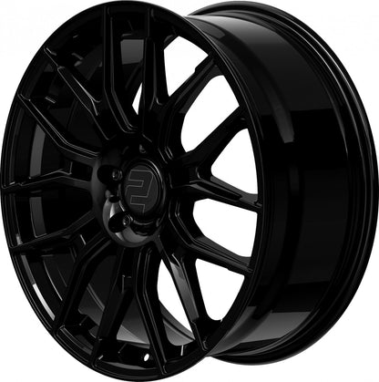 2DRV WH42 schwarz glänzend lackiert Alufelge 8.5x20 Zoll ET45 LK 5x112 ML66.6 – Bild 8