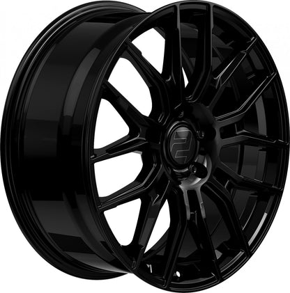 2DRV WH42 schwarz glänzend lackiert Alufelge 8.5x20 Zoll ET35 LK 5x120 ML72.6 – Bild 4