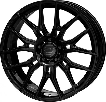 2DRV WH42 schwarz glänzend lackiert Alufelge 8.5x20 Zoll ET35 LK 5x120 ML72.6 – Bild 7