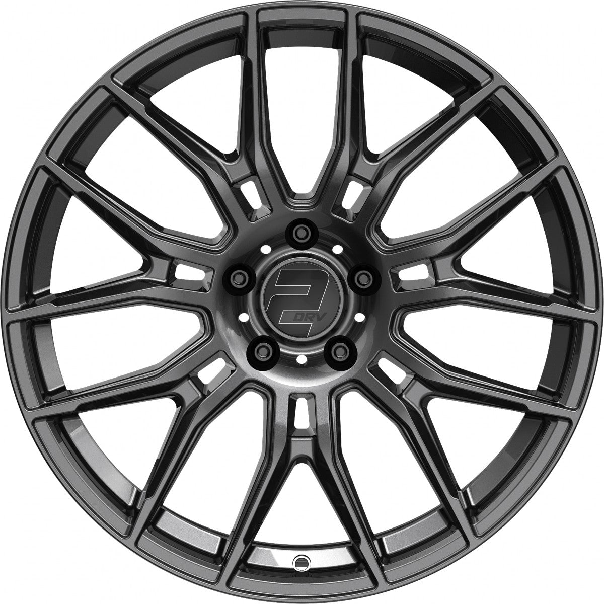 2DRV WH42 dark gunmetal lackiert Alufelge 8.5x20 Zoll ET45 LK 5x112 ML66.6 – Bild 2