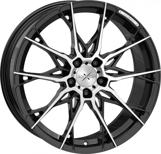 Axxion X1 schwarz hochglanzpoliert 8.5x19 ET35 - LK5/112 ML72.6