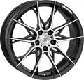 Axxion X1 schwarz hochglanzpoliert Alufelge 8.5x19 Zoll ET45 LK 5x112 ML72.6