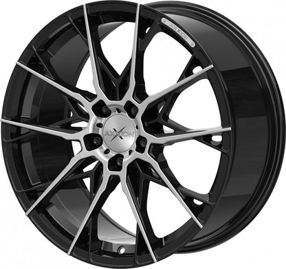 Axxion X1 schwarz hochglanzpoliert Alufelge 8.5x19 Zoll ET45 LK 5x112 ML72.6 – Bild 8