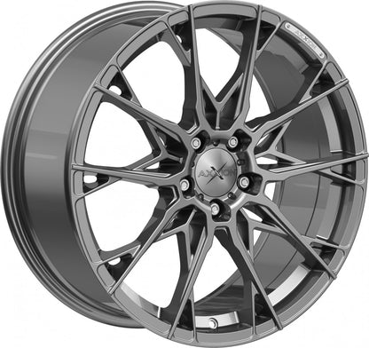 Axxion X1 daytona grau lackiert Alufelge 8.5x19 Zoll ET35 LK 5x112 ML72.6 – Bild 3