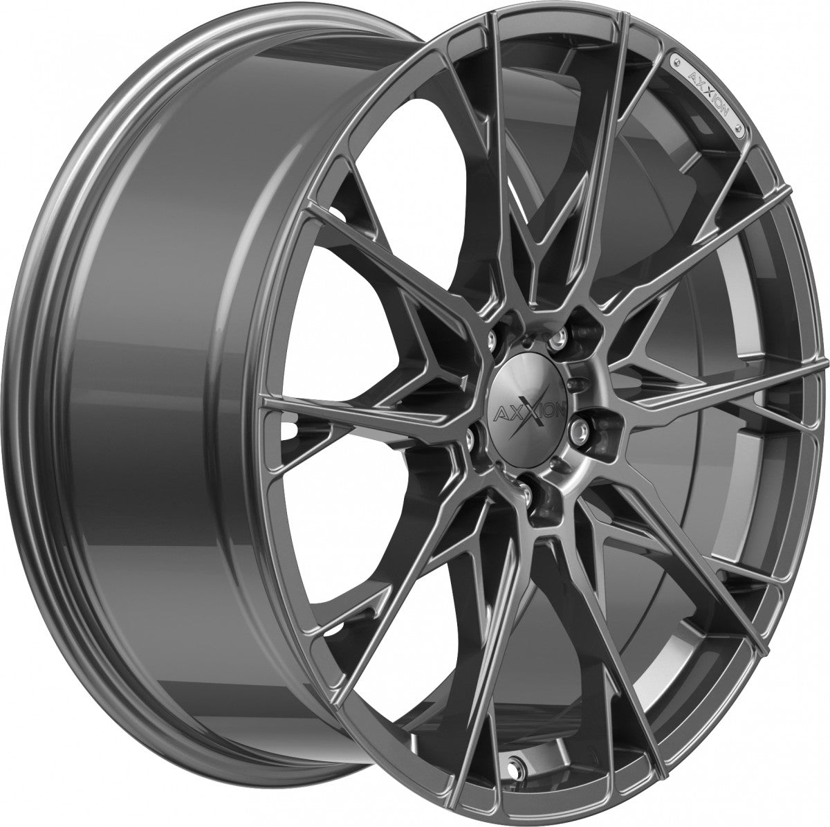 Axxion X1 daytona grau lackiert 8.5x19 ET35 - LK5/112 ML72.6