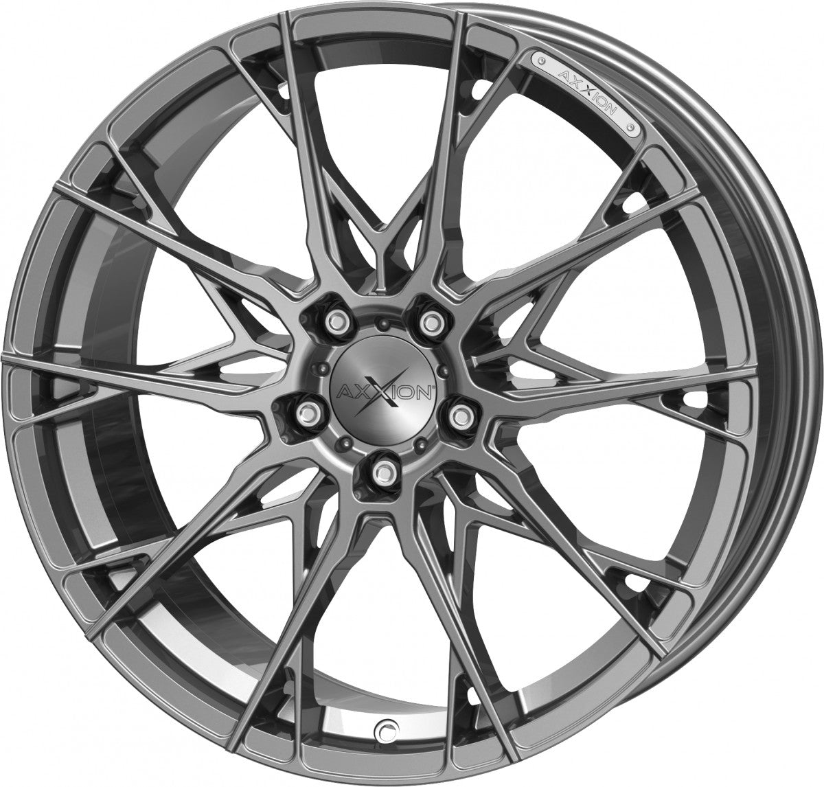 Axxion X1 daytona grau lackiert 8.5x19 ET35 - LK5/112 ML72.6