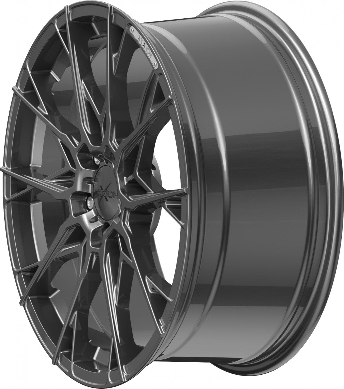 Axxion X1 daytona grau lackiert 8.5x19 ET35 - LK5/112 ML72.6