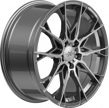 Axxion X1 daytona grau hochglanzpoliert 8.5x19 ET35 - LK5/112 ML72.6