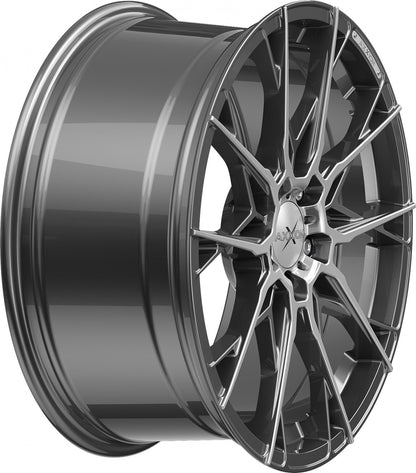 Axxion X1 daytona grau hochglanzpoliert Alufelge 8.5x19 Zoll ET35 LK 5x112 ML72.6 – Bild 5