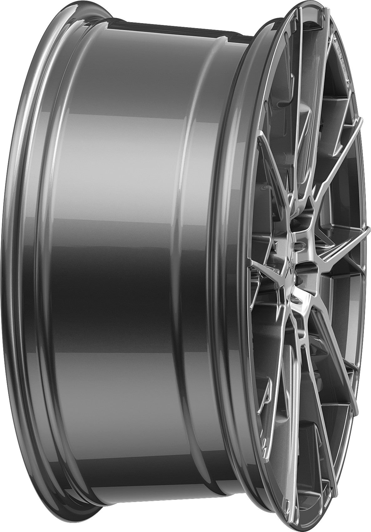 Axxion X1 daytona grau hochglanzpoliert 8.5x19 ET35 - LK5/112 ML72.6