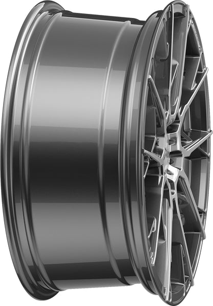 Axxion X1 daytona grau hochglanzpoliert Alufelge 8.5x19 Zoll ET35 LK 5x112 ML72.6 – Bild 6