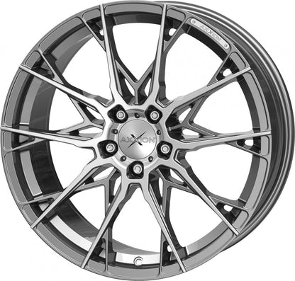 Axxion X1 daytona grau hochglanzpoliert Alufelge 8.5x19 Zoll ET35 LK 5x112 ML72.6 – Bild 7