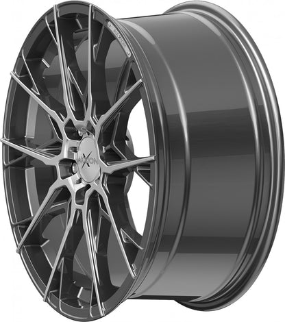 Axxion X1 daytona grau hochglanzpoliert 8.5x19 ET35 - LK5/112 ML72.6